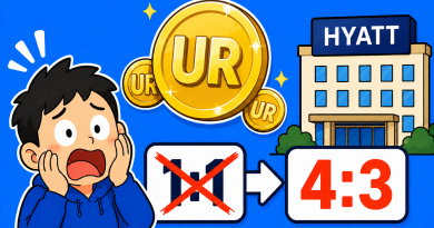 UR->Hyatt Transfer Ratio Will Soon Be Cut To 4:3 with Chase Sapphire Preferred (CSP) and Chase Ink Preferred (CIP)!